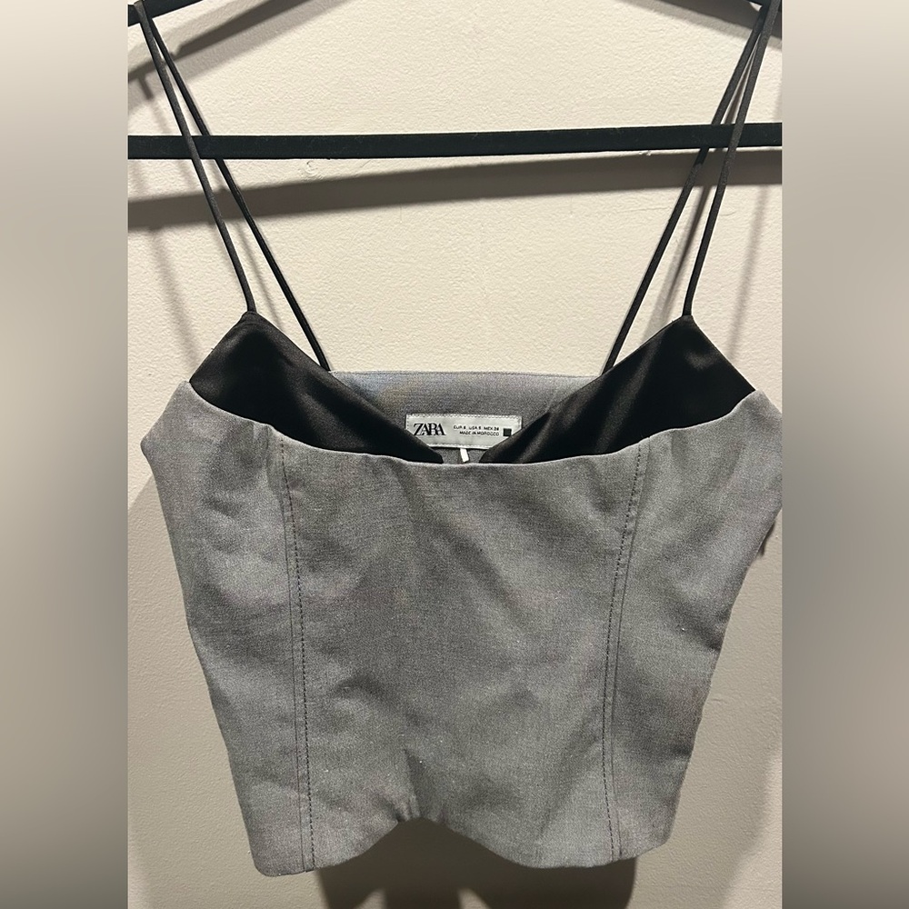 Zara Charcoal Gray Jacket